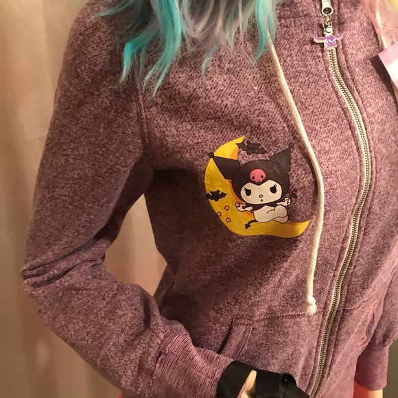 Adorable vintage y2k custom kuromi hoodie 😈💜 - Picture 6 of 14
